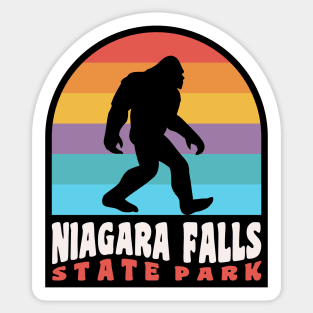 Niagara Falls Bigfoot Sasquatch State Park New York Sticker